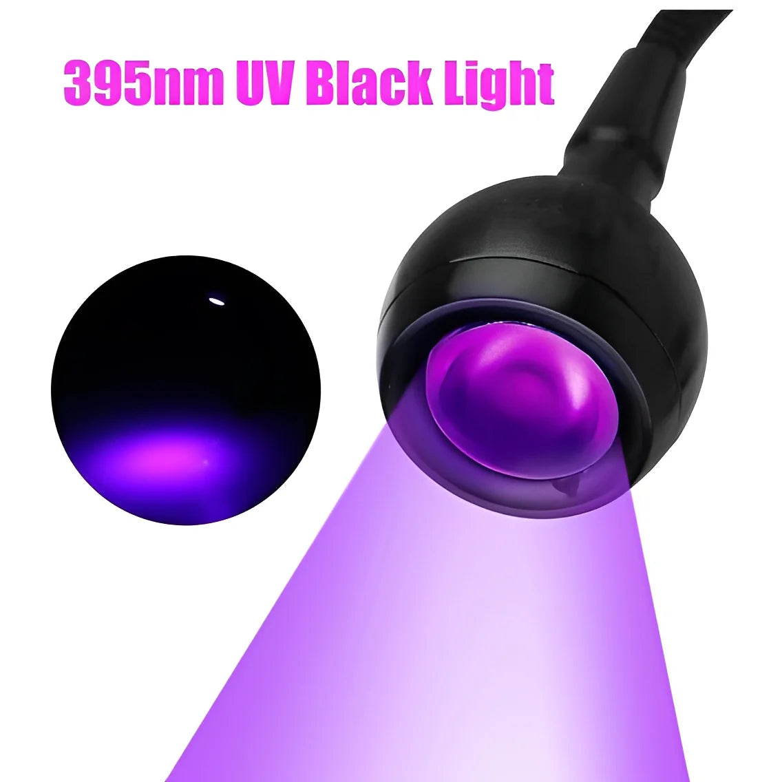 C mini Led Table USB Lamp Com Clipe UV Flexível Para Unhas - Loja Neverdie