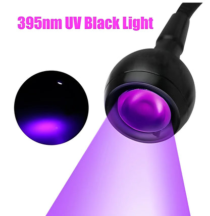 C mini Led Table USB Lamp Com Clipe UV Flexível Para Unhas - Loja Neverdie