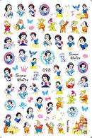Adesivos de Unha 3D do Ursinho Pooh Desenho Animado Materiais de Arte de Unha da Disney Stitch Princesa da Disney Adesivos de Anime Para Unhas Postiças