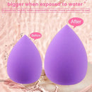 Conjunto de maquiagem de 33 peças, kit de beleza com esponjas de beleza grandes e pequenas para aplicação e remoção de maquiagem impecável, conjunto completo.