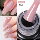 Esmalte em gel de extensão rápida branco leitoso Mtssii 7ml, cor nude, para unhas de acrílico semipermanentes
