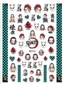 Miniso Adesivos de Unha Duas Dimensões 2D Anime Personagem Adesivo Decoração de Unhas Desenho Animado Hello Kitty Adesivos de Brinquedo Para Unhas