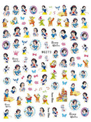 Adesivos de Unha 3D do Ursinho Pooh Desenho Animado Materiais de Arte de Unha da Disney Stitch Princesa da Disney Adesivos de Anime Para Unhas Postiças