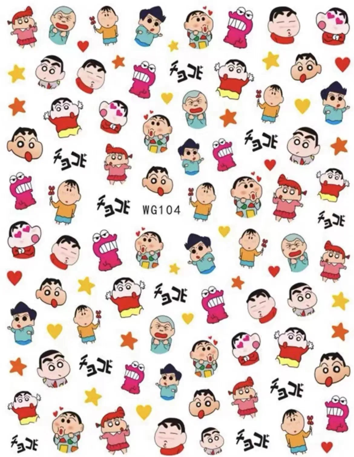 Miniso Adesivos de Unha Duas Dimensões 2D Anime Personagem Adesivo Decoração de Unhas Desenho Animado Hello Kitty Adesivos de Brinquedo Para Unhas