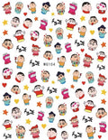 Miniso Adesivos de Unha Duas Dimensões 2D Anime Personagem Adesivo Decoração de Unhas Desenho Animado Hello Kitty Adesivos de Brinquedo Para Unhas