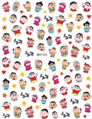 Miniso Adesivos de Unha Duas Dimensões 2D Anime Personagem Adesivo Decoração de Unhas Desenho Animado Hello Kitty Adesivos de Brinquedo Para Unhas