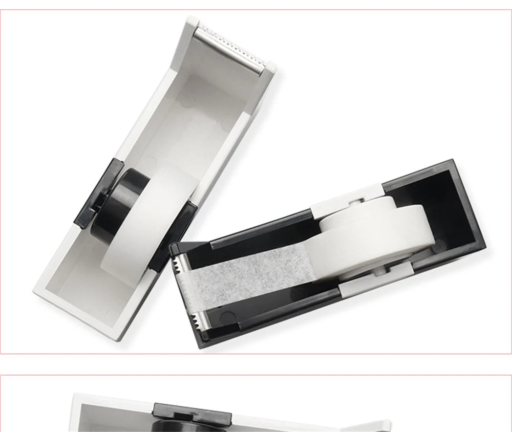 Cortador de Fita para Extensão de Cílios Ferramentas de Divisão de Fita Adesiva para Cílios Cortador Rotativo de Plástico Materiais para Extensão de Cílios Maquiagem Cortador de Fita