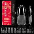 550Pcs Unhas Postiças Mulher Meninas Médio Curto Amêndoa Caixão Cobertura Completa Matte Extensão de Unhas Dicas Acrílico Meia Cobertura unhas postiças