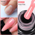 Esmalte em gel de extensão rápida branco leitoso Mtssii 7ml, cor nude, para unhas de acrílico semipermanentes