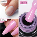 MTSSII 7ml Esmalte de Unha de Extensão Rápida Gelatina Transparente Nude Rosa Vermelho Gel Duro Construção Rápida Esmalte de Gel para Unhas