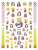 Miniso Adesivos de Unha Duas Dimensões 2D Anime Personagem Adesivo Decoração de Unhas Desenho Animado Hello Kitty Adesivos de Brinquedo Para Unhas