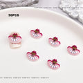 Kit com 50 Peças — Charms de Resina para Unhas Stitch, Zootopia, Sullivan, Chip & Dale | Decoração Kawaii para Manicure