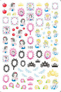 Adesivos de Unha 3D do Ursinho Pooh Desenho Animado Materiais de Arte de Unha da Disney Stitch Princesa da Disney Adesivos de Anime Para Unhas Postiças