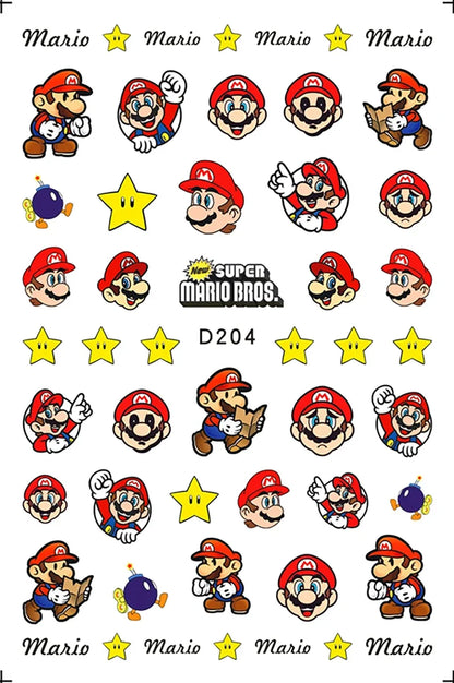 Miniso Adesivos de Unha Duas Dimensões 2D Anime Personagem Adesivo Decoração de Unhas Desenho Animado Hello Kitty Adesivos de Brinquedo Para Unhas