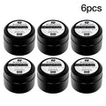 MSRUIOO 10ml Gel Sólido Transparente para Tips de Unhas de Longa Duração Sem Bolhas Gel de Construção UV/LED para Unhas Manicure de Salão Doméstico Design DIY