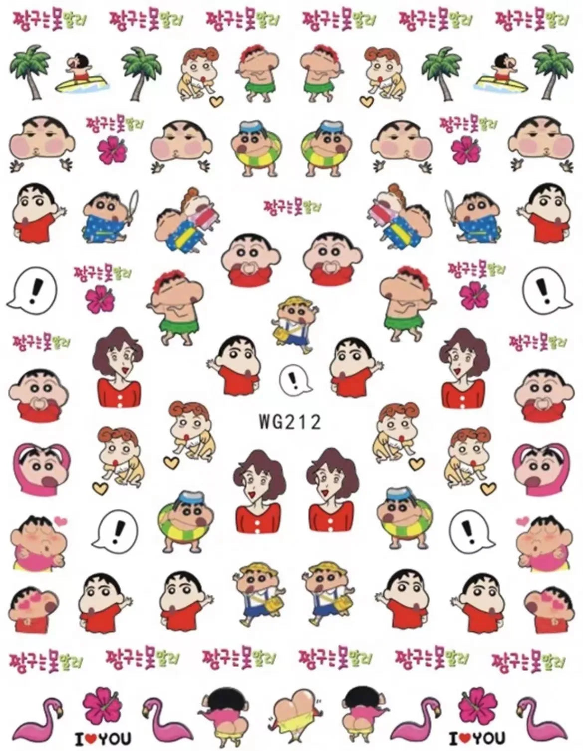 Miniso Adesivos de Unha Duas Dimensões 2D Anime Personagem Adesivo Decoração de Unhas Desenho Animado Hello Kitty Adesivos de Brinquedo Para Unhas