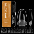 550Pcs Unhas Postiças Mulher Meninas Médio Curto Amêndoa Caixão Cobertura Completa Matte Extensão de Unhas Dicas Acrílico Meia Cobertura unhas postiças