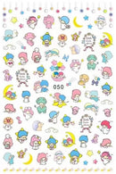 Miniso Adesivos de Unha Duas Dimensões 2D Anime Personagem Adesivo Decoração de Unhas Desenho Animado Hello Kitty Adesivos de Brinquedo Para Unhas