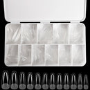 550Pcs Unhas Postiças Mulher Meninas Médio Curto Amêndoa Caixão Cobertura Completa Matte Extensão de Unhas Dicas Acrílico Meia Cobertura unhas postiças