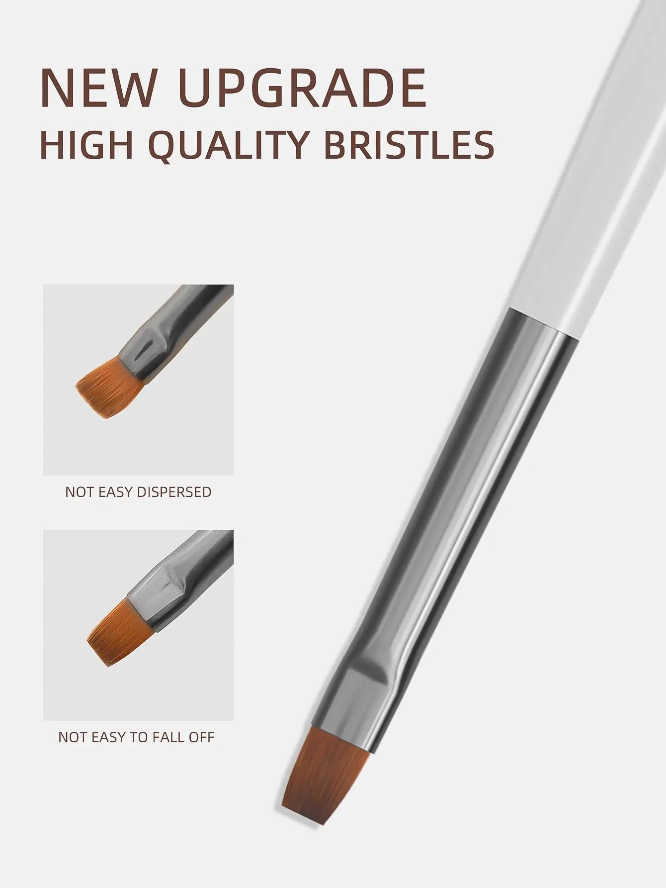 Conjunto de Pincéis para Nail Art, 14 Peças de Pincéis para Pintura de Design de Unhas, Pincéis de Design de Nail Art Profissionais, Pincéis Finos para Unhas