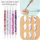 Conjunto de Pincéis para Nail Art, 14 Peças de Pincéis para Pintura de Design de Unhas, Pincéis de Design de Nail Art Profissionais, Pincéis Finos para Unhas