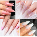 Esmalte em gel de extensão rápida branco leitoso Mtssii 7ml, cor nude, para unhas de acrílico semipermanentes