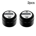MSRUIOO 10ml Gel Sólido Transparente para Tips de Unhas de Longa Duração Sem Bolhas Gel de Construção UV/LED para Unhas Manicure de Salão Doméstico Design DIY