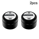 MSRUIOO 10ml Gel Sólido Transparente para Tips de Unhas de Longa Duração Sem Bolhas Gel de Construção UV/LED para Unhas Manicure de Salão Doméstico Design DIY