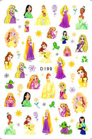 Adesivos de Unha 3D do Ursinho Pooh Desenho Animado Materiais de Arte de Unha da Disney Stitch Princesa da Disney Adesivos de Anime Para Unhas Postiças