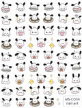 Miniso Adesivos de Unha Duas Dimensões 2D Anime Personagem Adesivo Decoração de Unhas Desenho Animado Hello Kitty Adesivos de Brinquedo Para Unhas