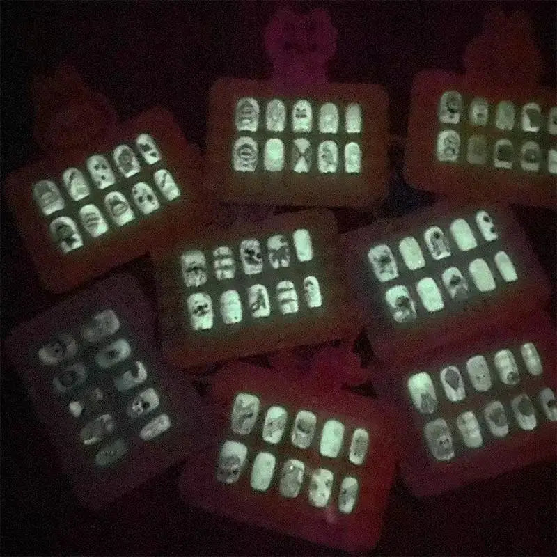 Dicas de unhas postiças infantis do Stitch da Disney, desenho animado, unhas postiças removíveis e fofas de anime para meninas, presente de Natal para crianças