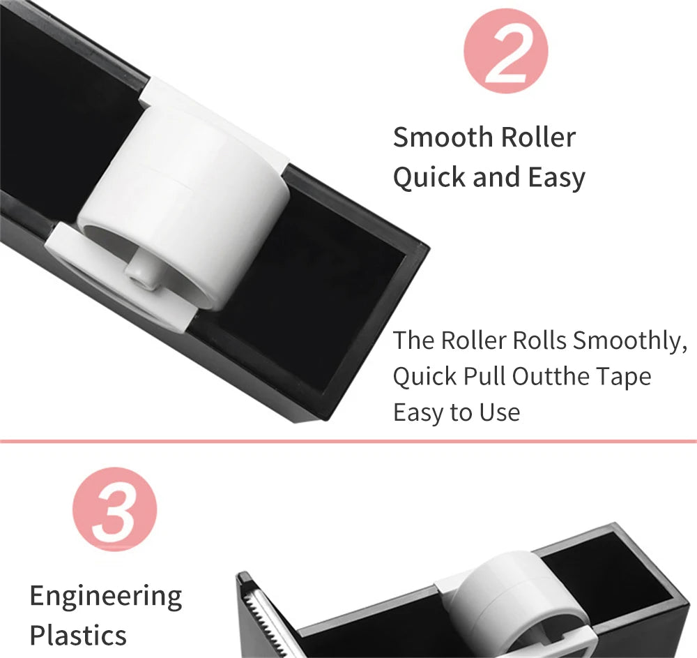 Cortador de Fita para Extensão de Cílios Ferramentas de Divisão de Fita Adesiva para Cílios Cortador Rotativo de Plástico Materiais para Extensão de Cílios Maquiagem Cortador de Fita