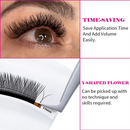 FADVAN YY Shape 6-15mm Cílios 2D 0.07/0.05mm Faux Mink C/D Curl Natural Soft Brazilian Premade Volume Fan Extensão de Cílios
