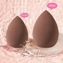 Conjunto de maquiagem de 33 peças, kit de beleza com esponjas de beleza grandes e pequenas para aplicação e remoção de maquiagem impecável, conjunto completo.