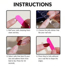 120 Unhas Postiças Infantis, Unhas de Acrílico com Desenhos Animados para Crianças, Unhas Curtas Kawaii para Meninas com Cobertura Total, Unhas Falsas com Cola de Gel