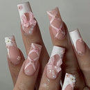 24 unhas postiças em formato de caixão + 1 lixa de unha + 1 gelatina 24 unhas postiças em formato de caixão + 1 lixa de unha + 1 gelatina