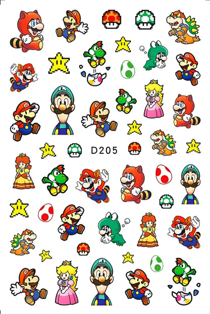 Miniso Adesivos de Unha Duas Dimensões 2D Anime Personagem Adesivo Decoração de Unhas Desenho Animado Hello Kitty Adesivos de Brinquedo Para Unhas