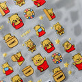 adesivo de unha 5D em relevo, novo desenho animado da Disney, Ursinho Pooh, adesivo de pressão para unhas, adesivo de anime