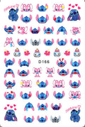 Miniso Adesivos de Unha Duas Dimensões 2D Anime Personagem Adesivo Decoração de Unhas Desenho Animado Hello Kitty Adesivos de Brinquedo Para Unhas