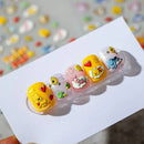 adesivo de unha 5D em relevo, novo desenho animado da Disney, Ursinho Pooh, adesivo de pressão para unhas, adesivo de anime