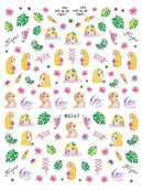 Adesivos de Unha 3D do Ursinho Pooh Desenho Animado Materiais de Arte de Unha da Disney Stitch Princesa da Disney Adesivos de Anime Para Unhas Postiças