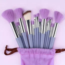 Conjunto de maquiagem de 33 peças, kit de beleza com esponjas de beleza grandes e pequenas para aplicação e remoção de maquiagem impecável, conjunto completo.