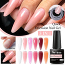 MTSSII 7ml Esmalte de Unha de Extensão Rápida Gelatina Transparente Nude Rosa Vermelho Gel Duro Construção Rápida Esmalte de Gel para Unhas