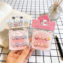 Unhas Postiças Infantis Sanrio, Desenho Animado Fofo Kuromi Hello Kitty, Unhas Falsas para Bebês, Presente para Meninas, Brinquedos, Pontas de Unha para Meninas