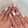 24 unhas postiças em formato de caixão + 1 lixa de unha + 1 gelatina 24 unhas postiças em formato de caixão + 1 lixa de unha + 1 gelatina