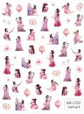 Miniso Adesivos de Unha Duas Dimensões 2D Anime Personagem Adesivo Decoração de Unhas Desenho Animado Hello Kitty Adesivos de Brinquedo Para Unhas