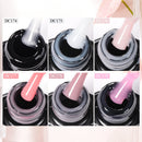 Esmalte em gel de extensão rápida branco leitoso Mtssii 7ml, cor nude, para unhas de acrílico semipermanentes